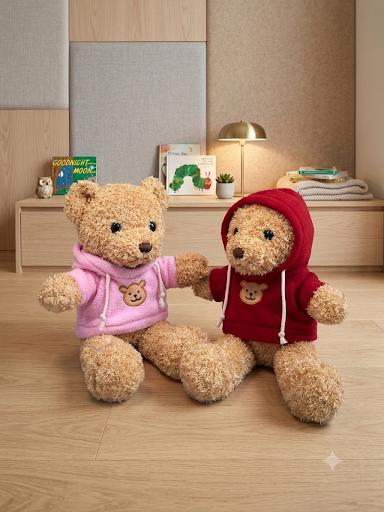 Bear with Hoodie Soft Toy