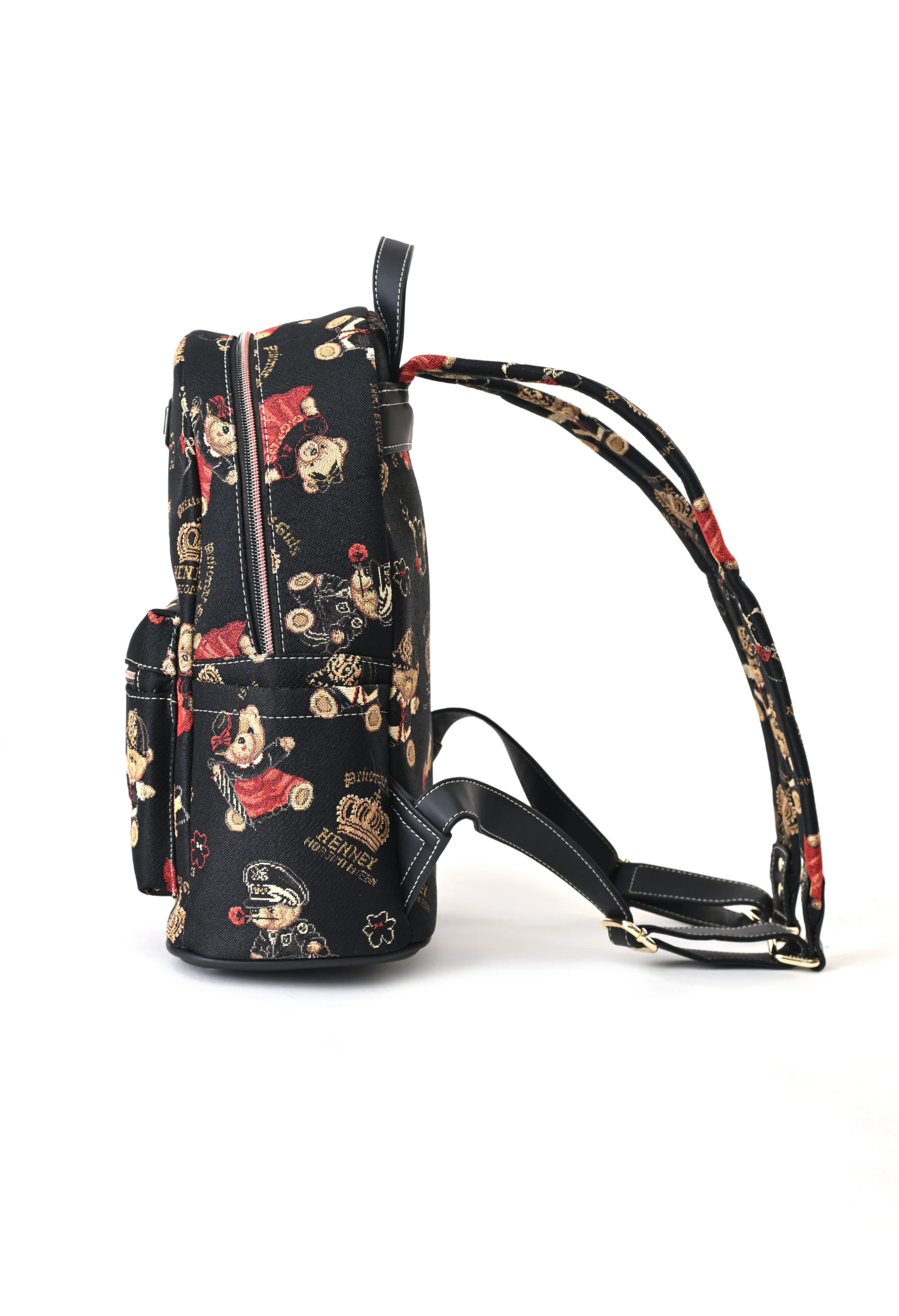 Amelia Vegan Tapestry Backpack – Lightweight Faux Leather