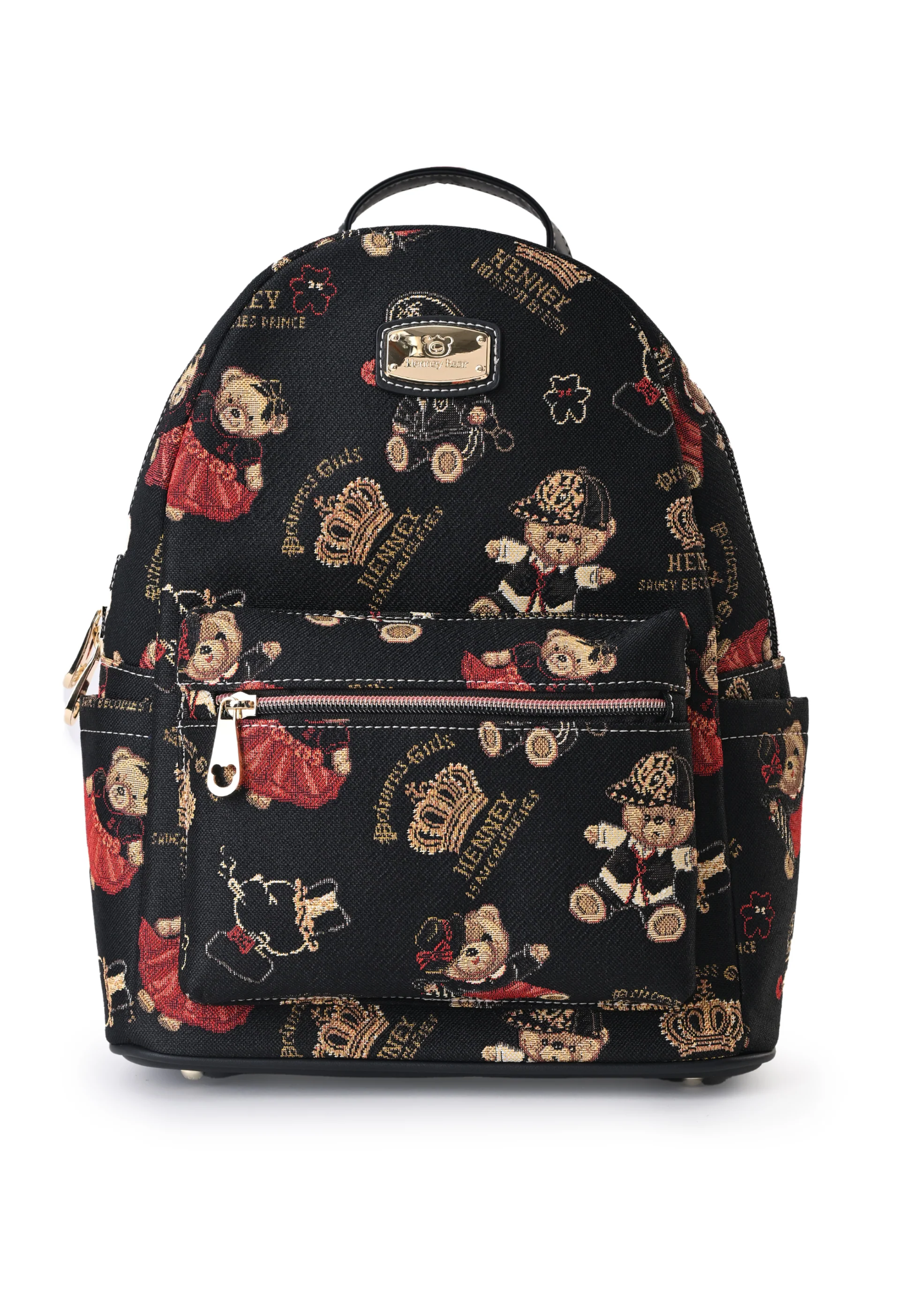 Amelia Vegan Tapestry Backpack – Lightweight Faux Leather