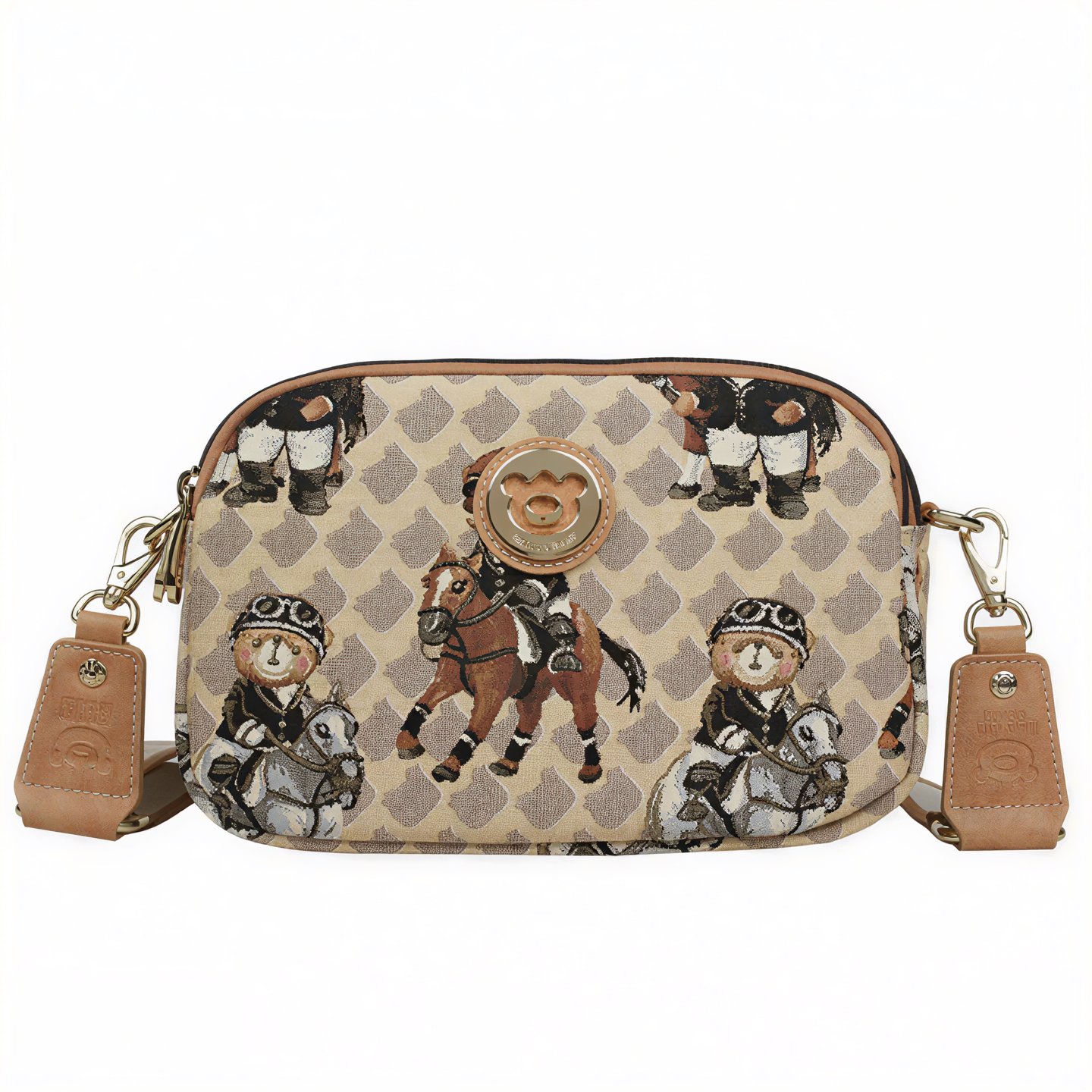 Sophia Leatherette Crossbody Bag