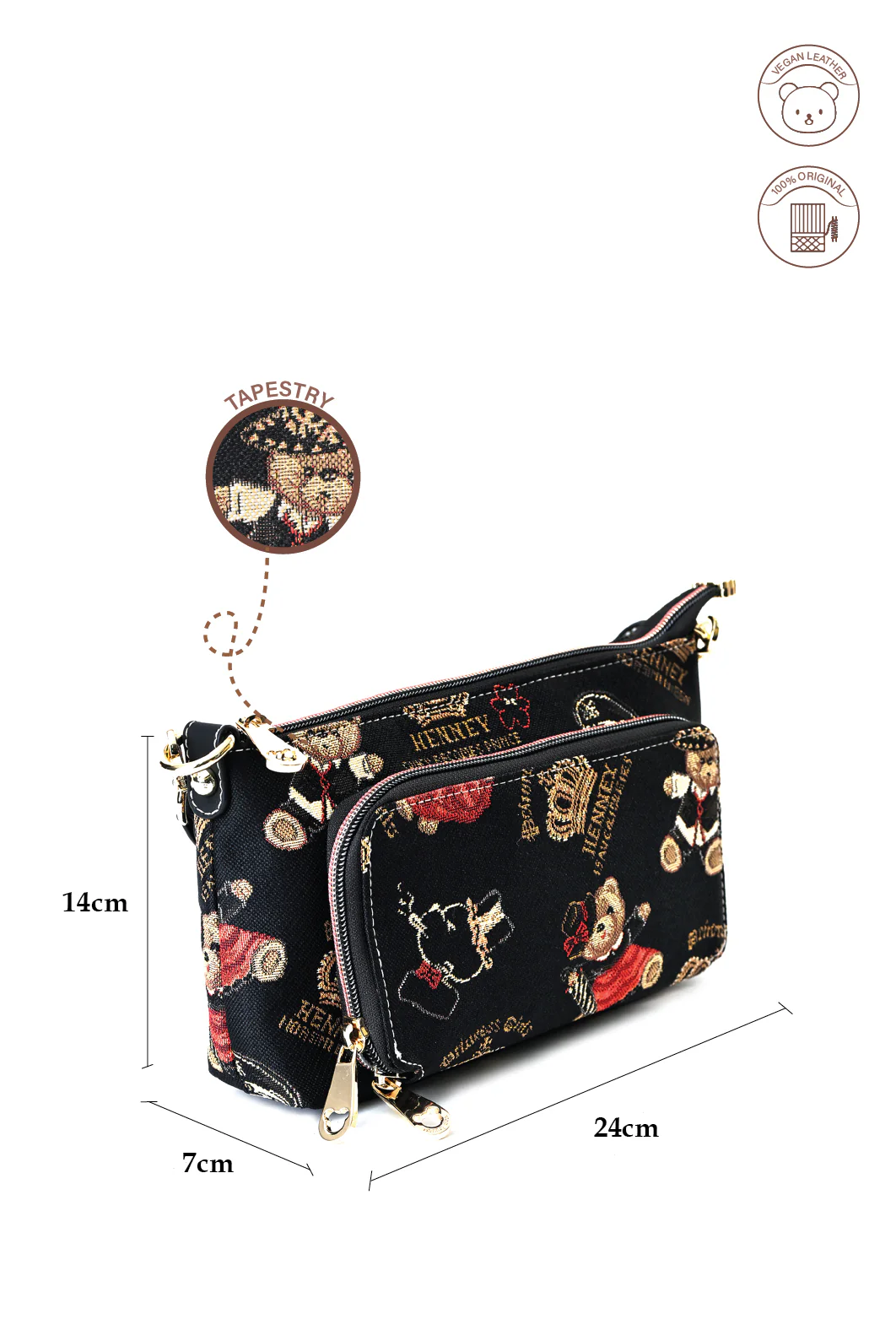 Yves Crossbody Shoulder Bag