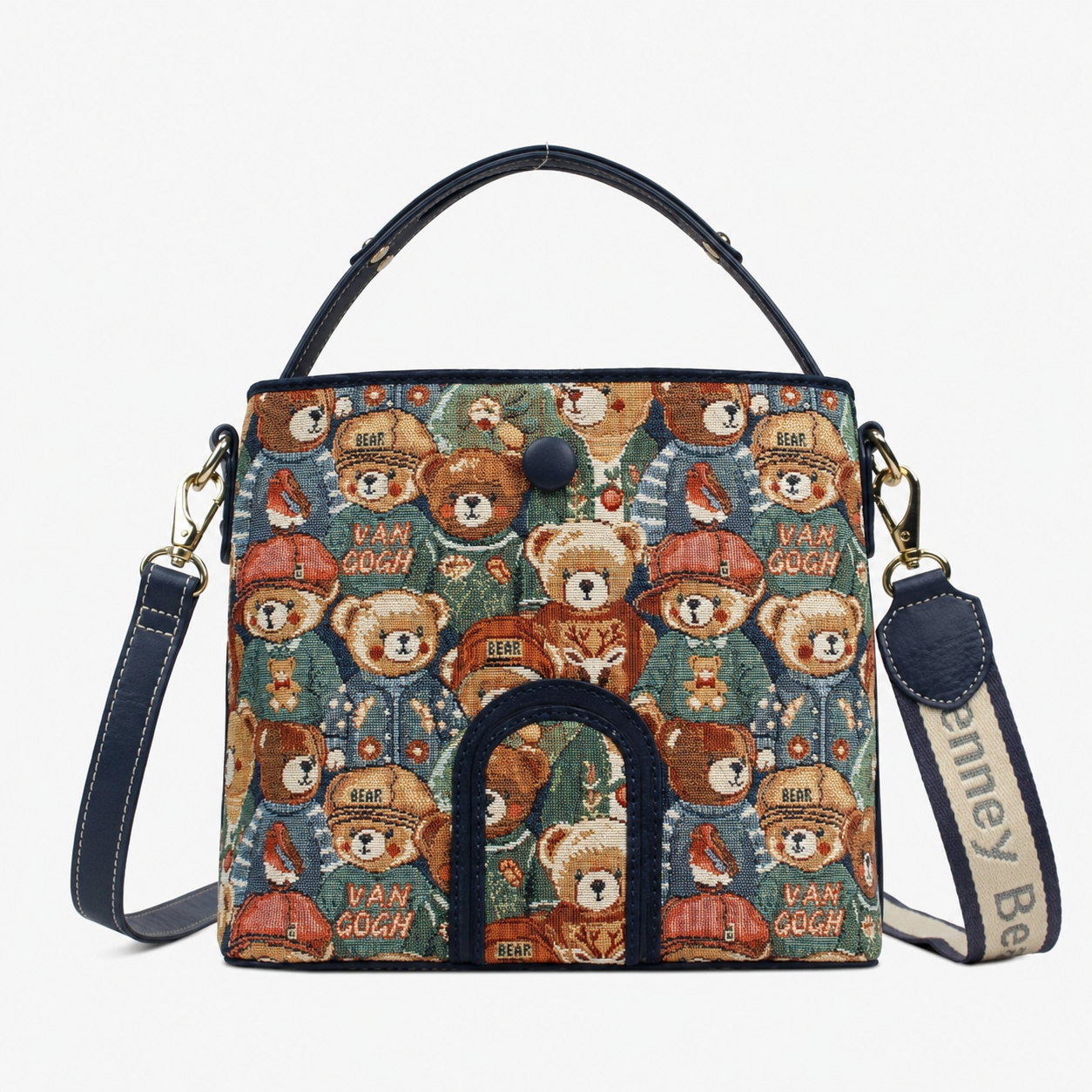 Hazel Leatherette Crossbody Bag