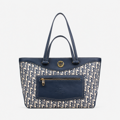 Olivia Shoulder Bag - Blue Shadow Bear