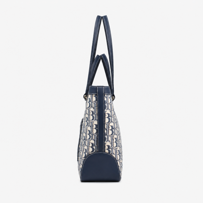 Olivia Shoulder Bag - Blue Shadow Bear