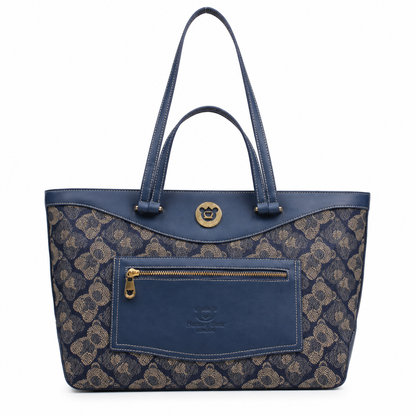 Olivia Shoulder Bag - Blue Shadow Bear