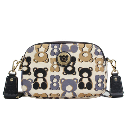 Sophia Leatherette Crossbody Bag