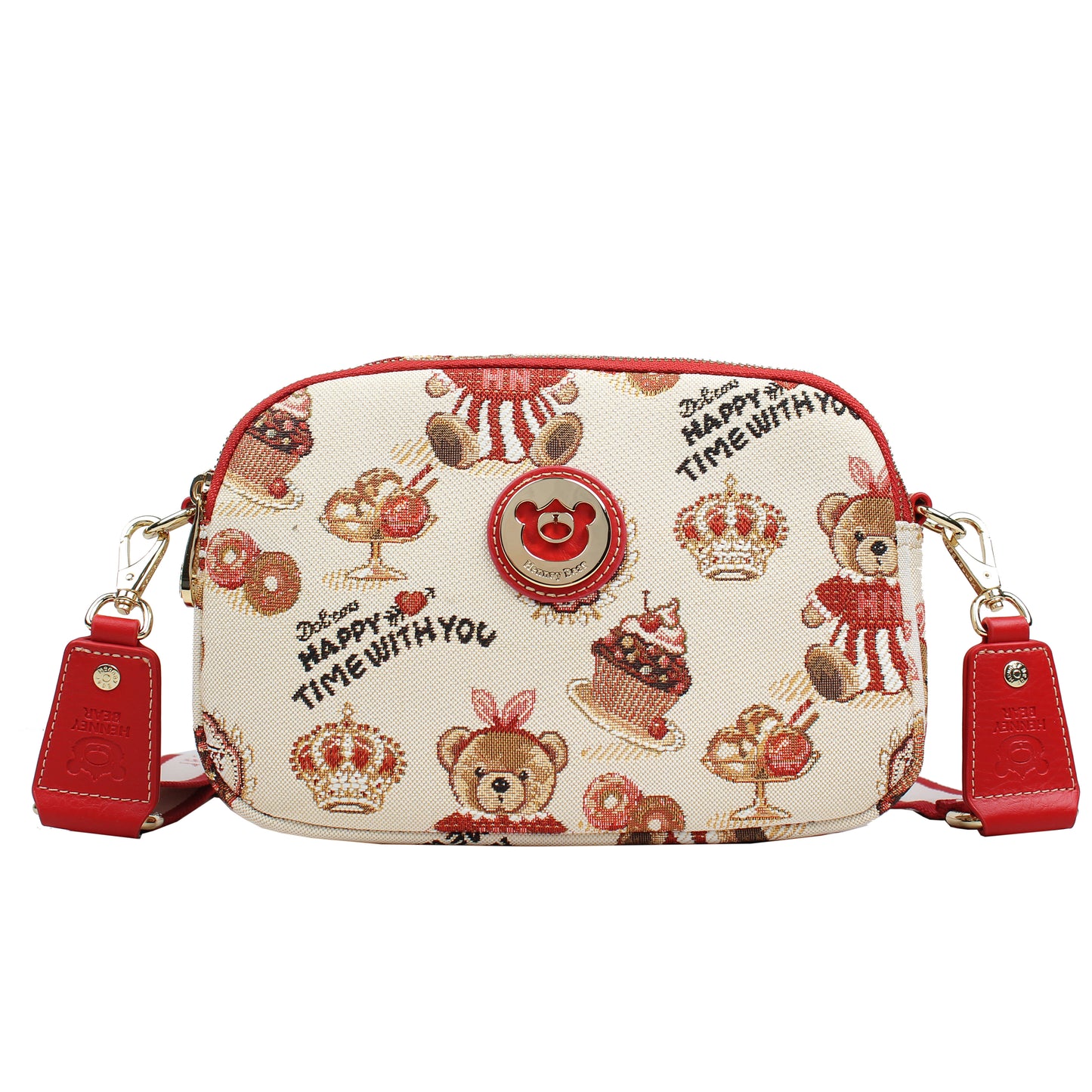 Sophia Leatherette Crossbody Shoulder Bag