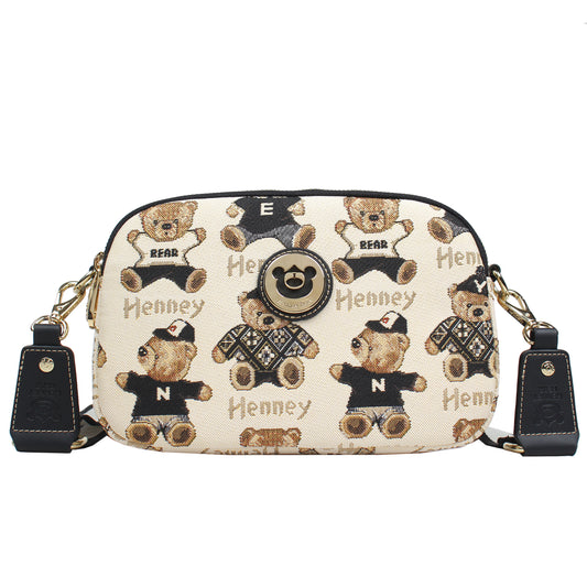 Sophia Leatherette Crossbody Shoulder Bag