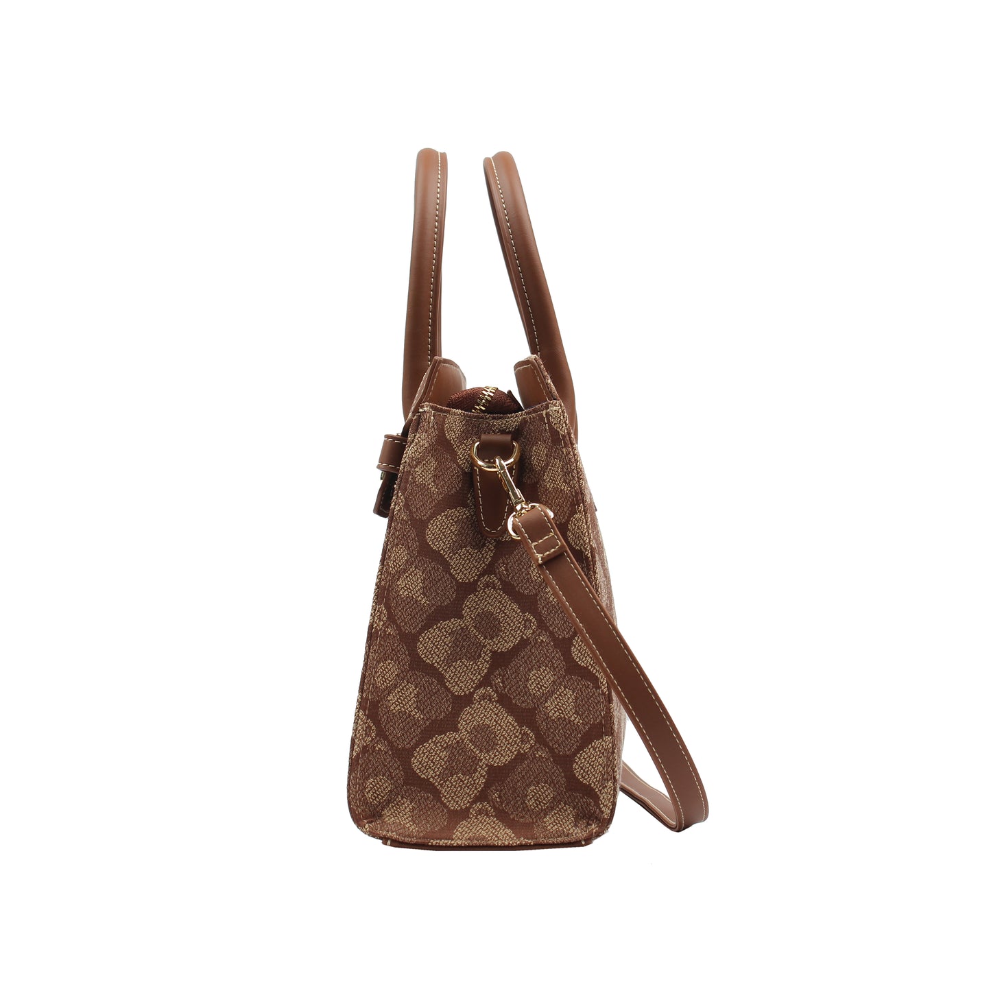 Canterburry Leatherette Top Handle Shoulder Bag