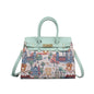 Canterburry Leatherette Top Handle Shoulder Bag