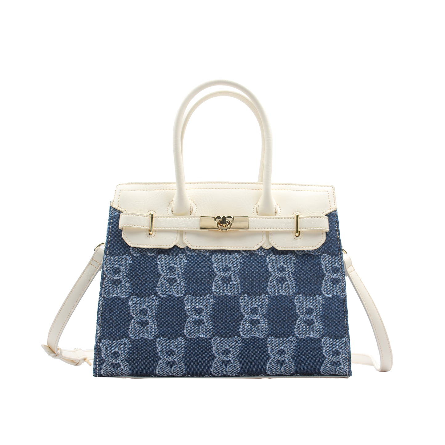Canterburry Leatherette Top Handle Shoulder Bag