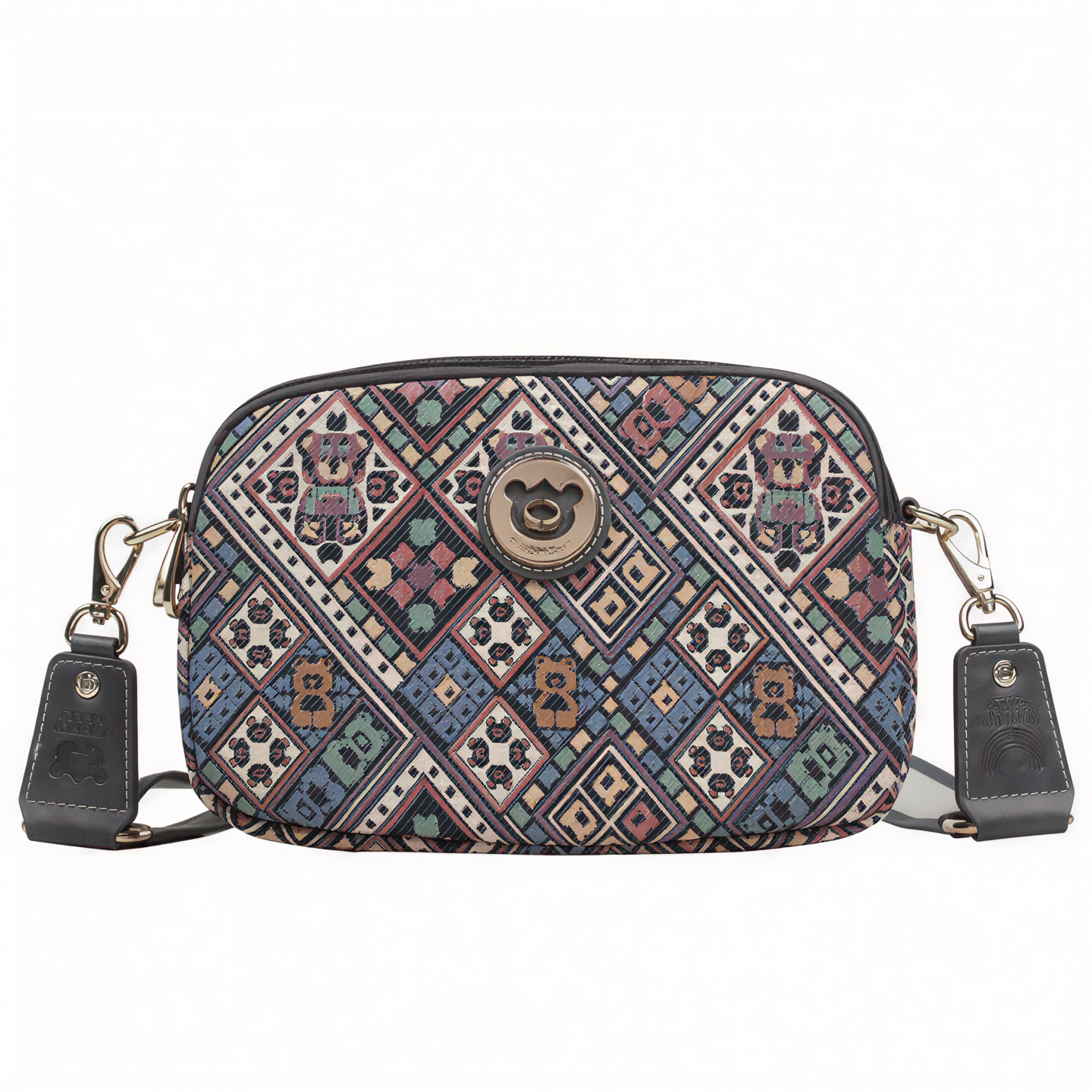 Sophia Leatherette Crossbody Bag