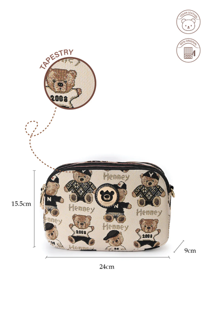 Sophia Leatherette Crossbody Shoulder Bag